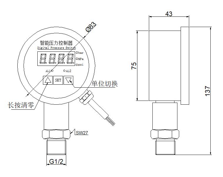 径向91福利华人在线观看控制器尺寸图